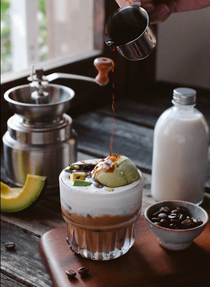 bơ mix cafe