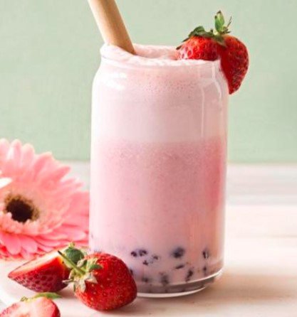 Trà sữa dâu
